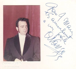 ALAIN VANZO opera tenor signed photo as ALFREDO IN La Traviata - Picture 1 of 1