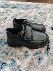 Jack & Cat Cherokee TODDLER BOYS size 7 Black Dress Shoes New no box - Picture 1 of 3