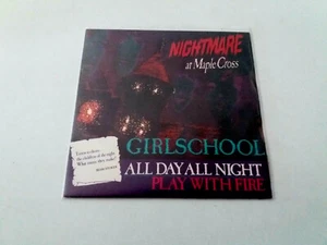 Girlschool " Nightmare At Marple Cross all Day All " 7 " Single Vinyl Mbe / VG - Picture 1 of 2