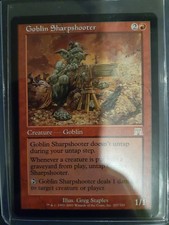 MTG Card: Onslaught Edition:  Goblin Sharpshooter x 1