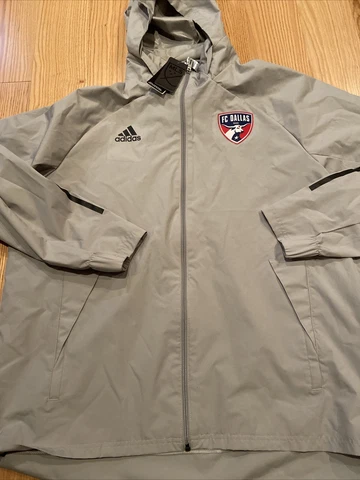 Adidas MLS FC Dallas Condivo 20 Allweather Jacket Jacket Men Sz XL ED9192 Cover