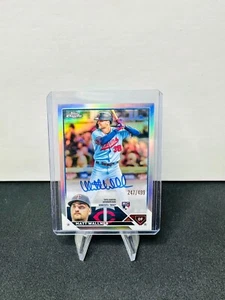 MATT WALLNER 2023 Topps Chrome Refractor On Card Auto /499 RC #RA-MWA Twins - Picture 1 of 6