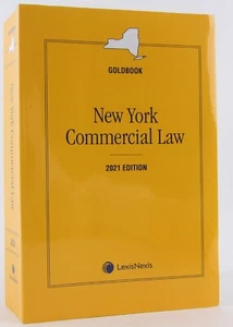 New York Commercial Law (Goldbook) 2021 Edition Near Fine Paperback LexisNexis - Imagen 1 de 8