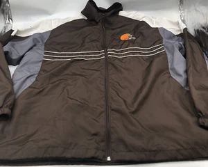 Reebok Cleveland Browns SI Full Zip Windbreaker Jacket Men's Size XL NFL - Picture 1 of 8