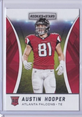 2016 Rookies and Stars Football Card #208 AUSTIN HOOPER ATLANTA FALCONS RC - Image 1 of 2