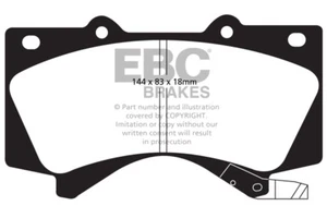 EBC Bluestuff Front Brake Pads for Toyota Landcruiser 5.7 (2016 on) - Picture 1 of 1