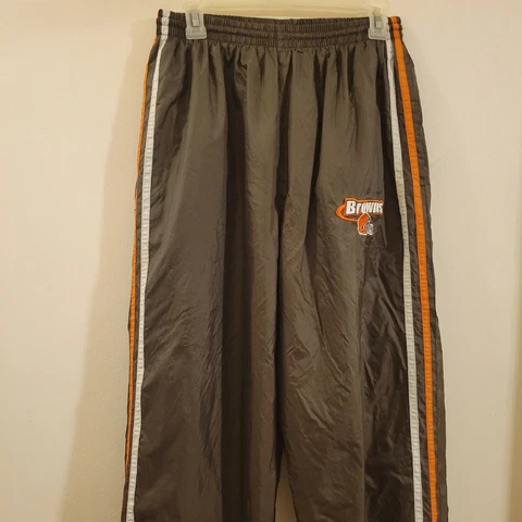 Official NFL track/Windbreaker joggers Cleveland Browns Unisex Size M. Vintage? Cover