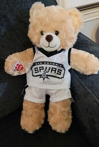 Build-A-Bear Bear 18"- 20" Light Brown Happy Hugs Teddy Bear with Spurs outfit. - Picture 1 of 6