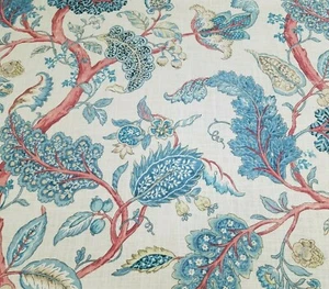Ravello in Document 54" Wide P Kaufmann 55% Linen / 45% Rayon Floral - Picture 1 of 2