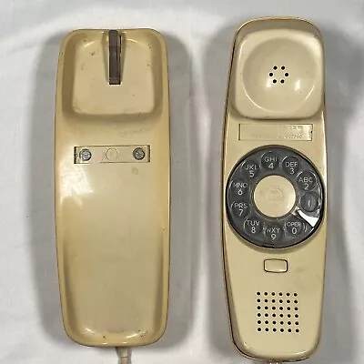 Vintage Bell System Western Electric, Beige Trimline Rotary Desk Phone • 24.95€