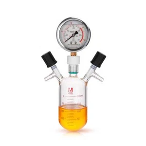100ml-1000ml Glass Vacuum Flask with Pressure Gauge for Laboratory Use - Picture 1 of 11