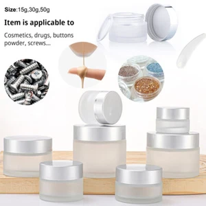 15-50g Empty Jar Containers Cosmetic Cream Lotion Bottle Makeup Sub-Bottling 1pc - Picture 1 of 14