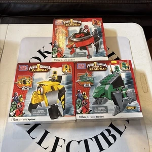 power rangers samurai mega bloks Lot: 5772/5775/5818 Ape, Lion & Bear Zords - Picture 1 of 4