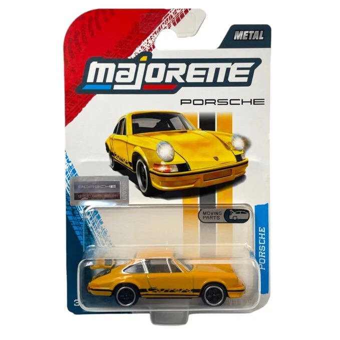 Modellino Auto Majorette 1/64 Porsche 911 Carrera RS 2.7 Yellow - Immagine 1 di 1