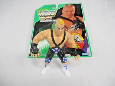Vintage Hasbro WWF Ludvig Borga w/Green Card 1994 Action Figure USED LOOSE - Image 1 of 4