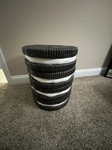 OREO COOKIE Food Stool Side Table GMM Tik Tok Viral Homegoods tjmaxx NEW - Picture 1 of 1
