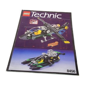 1x Lego Technic Building Instructions Book Airport Fiber Optic Multi Helicopter 8456