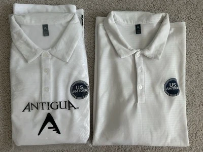 Camisa de Golf Antigua NUEVA XL US AM Tour Lote de 2 Foto 1 de 4