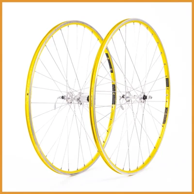 CAMPAGNOLO CHORUS 9s 32h AMBROSIO EXCELLENCE VINTAGE WHEELS 700C CLINCHER Nabe 9 - Bild 1 von 4