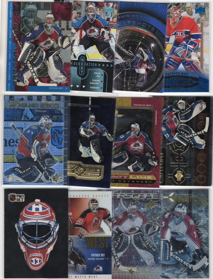 INSERTOS PATRICK ROY (12 TARJETAS) Foto 1 de 1