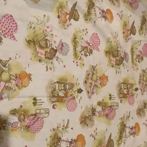 Holly Hobbie Stoff Fq Rosa  - Bild 1 von 2