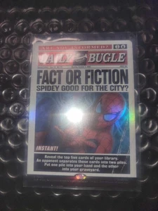 Spider-Man Secret Lair Magic The Gathering Daily Bugle Foil hecho o ficción - Imagen 1 de 3