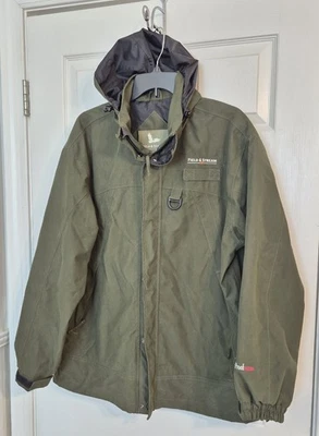 Field And Stream Jacket Medium HydroProof Ultra Green Great Condition - Image 1 of 4