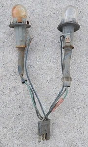 1967 FORD RANCHERO FAIRLANE STATION WAGON TAIL LIGHT WIRE HARNESS SOCKETS - Picture 1 of 3
