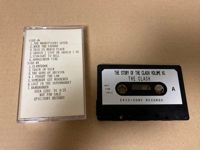 NOT FOR SALE Used Cassette Tape THE CLASH 1175 Operation confirmed JAPAN #T0406 - Image 1 of 4