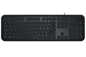 Speedlink USB Multimédia Clavier Qwertz Retro-Tasten Allemand PC Bureau Business - Afbeelding 1 van 4