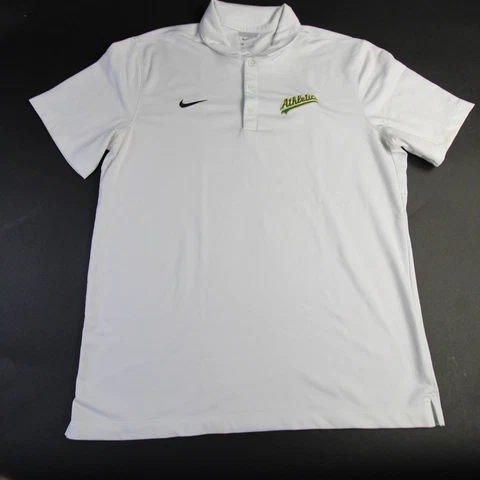 Oakland Athletics Nike Polo Men's White Used Cover