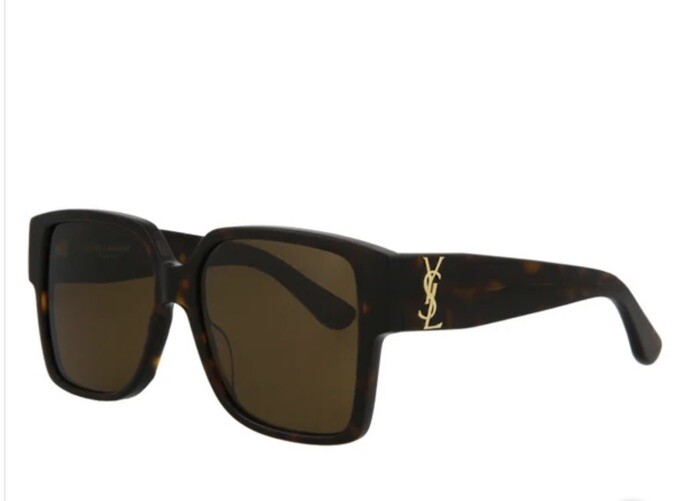 Saint Laurent Brown Brown Sunglasses for Women for sale | eBay