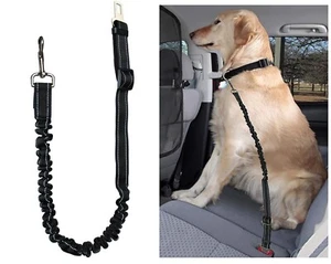 CINTURA DI SICUREZZA PER CANI GUINZAGLIO REGOLABILE universale auto macchina - Imagen 1 de 3