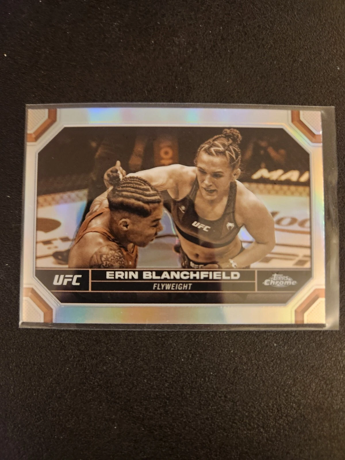2024 Topps Chrome UFC Erin Blanchfield Sepia Refractor #65