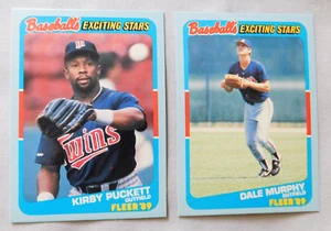 1989 Fleer Baseball's Exciting Stars #1-44  Baseball Card Pick one - Picture 1 of 45