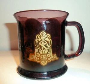 Ringling Museum GLASS MUG Cup Brandywine Style 1990s CLASSY - Picture 1 of 3