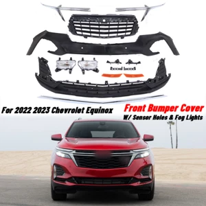 FOR 2022-2023 CHEVY Equinox LT Front Bumper Complete w/ sensors + fog lights - Picture 1 of 20