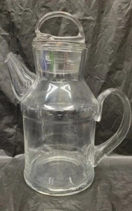 Mid Century Scandinavian Art glass Pitcher With Lid - Picture 1 of 12