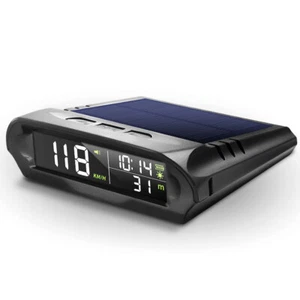 Car HUD Headup Display Solar Digital Speedometer with LCD W6K9 - Picture 1 of 10