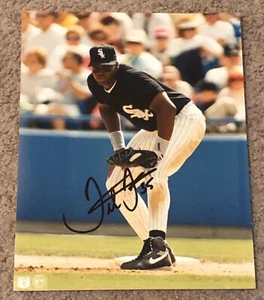 HOF FRANK THOMAS SIGNED AUTOGRAPHED 8X10 PHOTO CHICAGO WHITE SOX - Picture 1 of 2