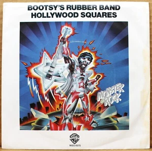 BOOTSY'S RUBBER BAND 45 w/ Pic Slv ~ Hollywood Squares ~ 1978 Warner Bros. VG+ - Picture 1 of 3