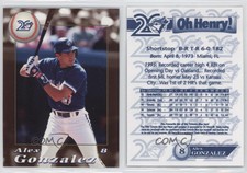 1996 Oh Henry! Toronto Blue Jays Alex Gonzalez #8