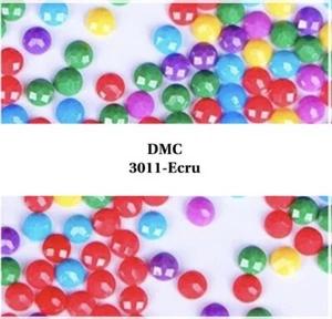 Diamond Painting ROUND Drills approx 200 Per Bag Choose DMC 3011 to Ecru UK - Picture 1 of 2