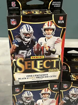 2023 Panini Select NFL Football Hanger Box In Hand ✅Black Gold Lot Avail 5 10 20