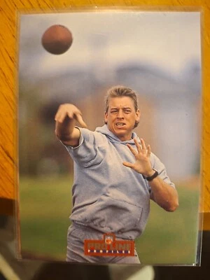 football card.    Troy Aikman 1992 pro line profiles in beautiful  condition - Image 1 of 2