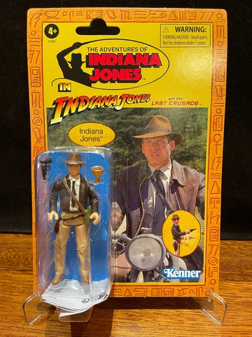 INDIANA JONES Retro Collection INDIANA JONES (LAST CRUSADE) 3.75 KENNER Figure Cover
