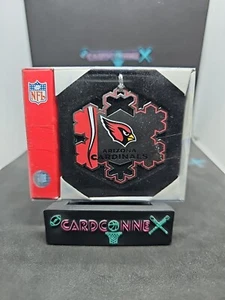 Arizona Cardinals Forever Collectibles Metal Snowflake Tree Ornament (NIB) - Picture 1 of 2
