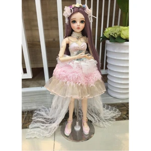 1/3 BJD Doll 24" Girl SD Doll with Upgrade Makeup Full Set Dress Shoes Wigs Eyes - Picture 1 of 10