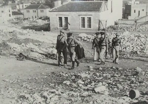 Fotodruck, 1938 Palästina Jerusalem British Police Army Mea Shearim MATSON - Bild 1 von 4
