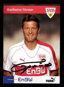 Karlheinz Förster Autogrammkarte VFB Stuttgart Original Signiert+A 129482 - Bild 1 von 2